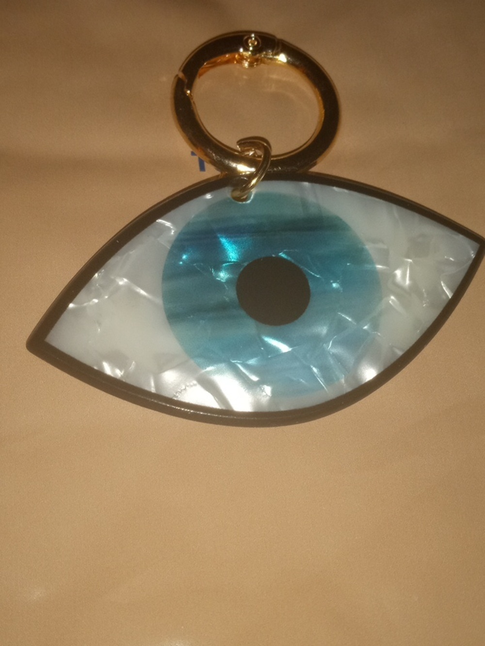 IRIDESCENT EVIL EYE KEY FOB